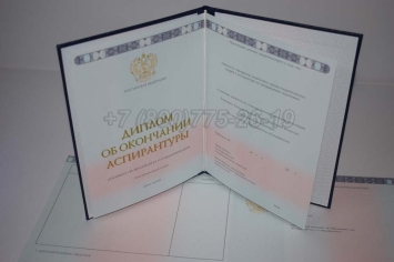 Диплом Аспирантуры 2022г в Вологде