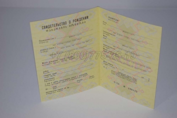 Свидетельство о Рождении 1989г Грузинской ССР в Вологде